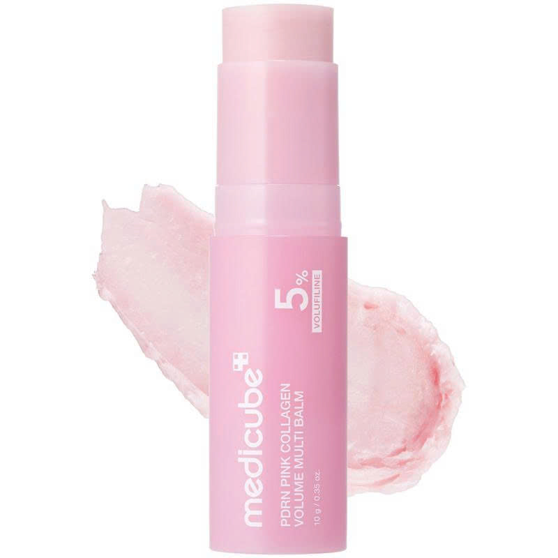 [NEW] [medicube] PDRN Pink Collagen Volume Multi Balm | All In One Volufiline, PDRN, NAD Stick for Youthful-Looking, Helping Look of Fine Lines, Firming Care, Anti-Aging Care | For Under-Eyes, Neck, Forehead, Smile Lines, Lip Care | Korean Skincare