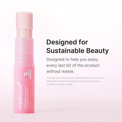 [NEW] [medicube] PDRN Pink Collagen Volume Multi Balm | All In One Volufiline, PDRN, NAD Stick for Youthful-Looking, Helping Look of Fine Lines, Firming Care, Anti-Aging Care | For Under-Eyes, Neck, Forehead, Smile Lines, Lip Care | Korean Skincare